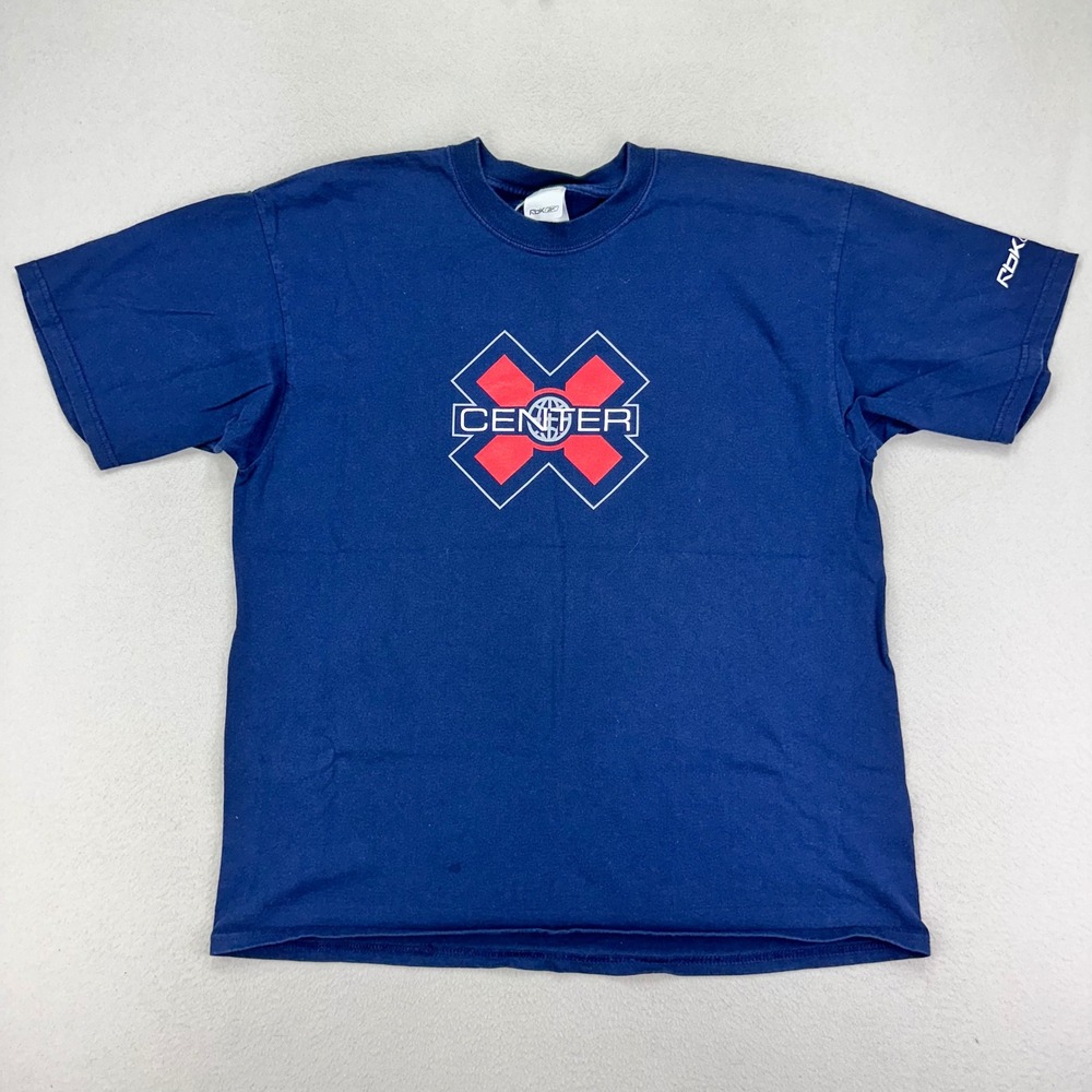 Vintage ESPN XGames Sportscenter Reebok T-Shirt Mens XL Logo Graphic Tee Y2K